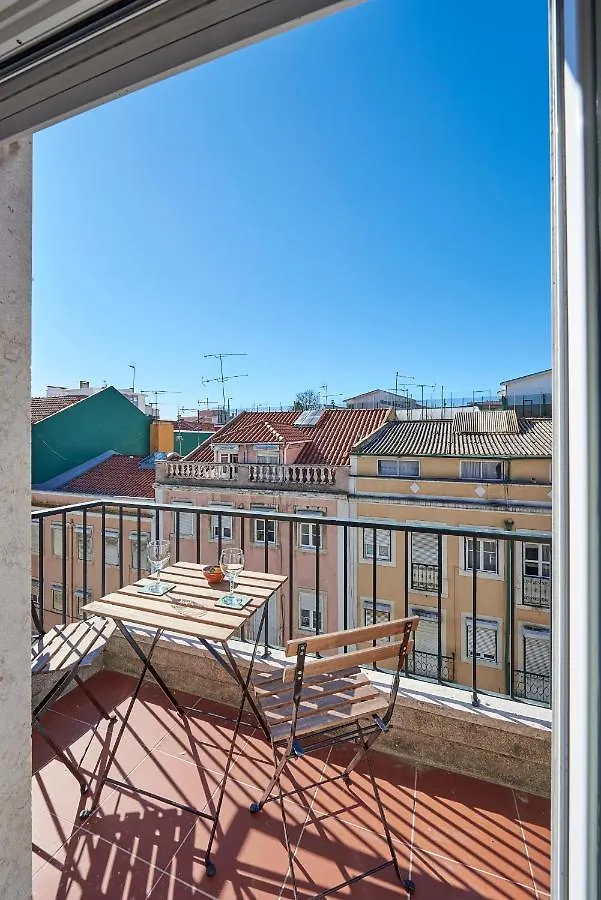 Terrace With River View Lissabon Apartment