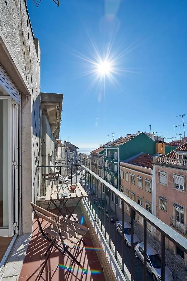 Terrace With River View Lissabon Portugal